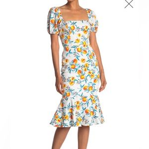 Amanda Uprichard size large peach dress.